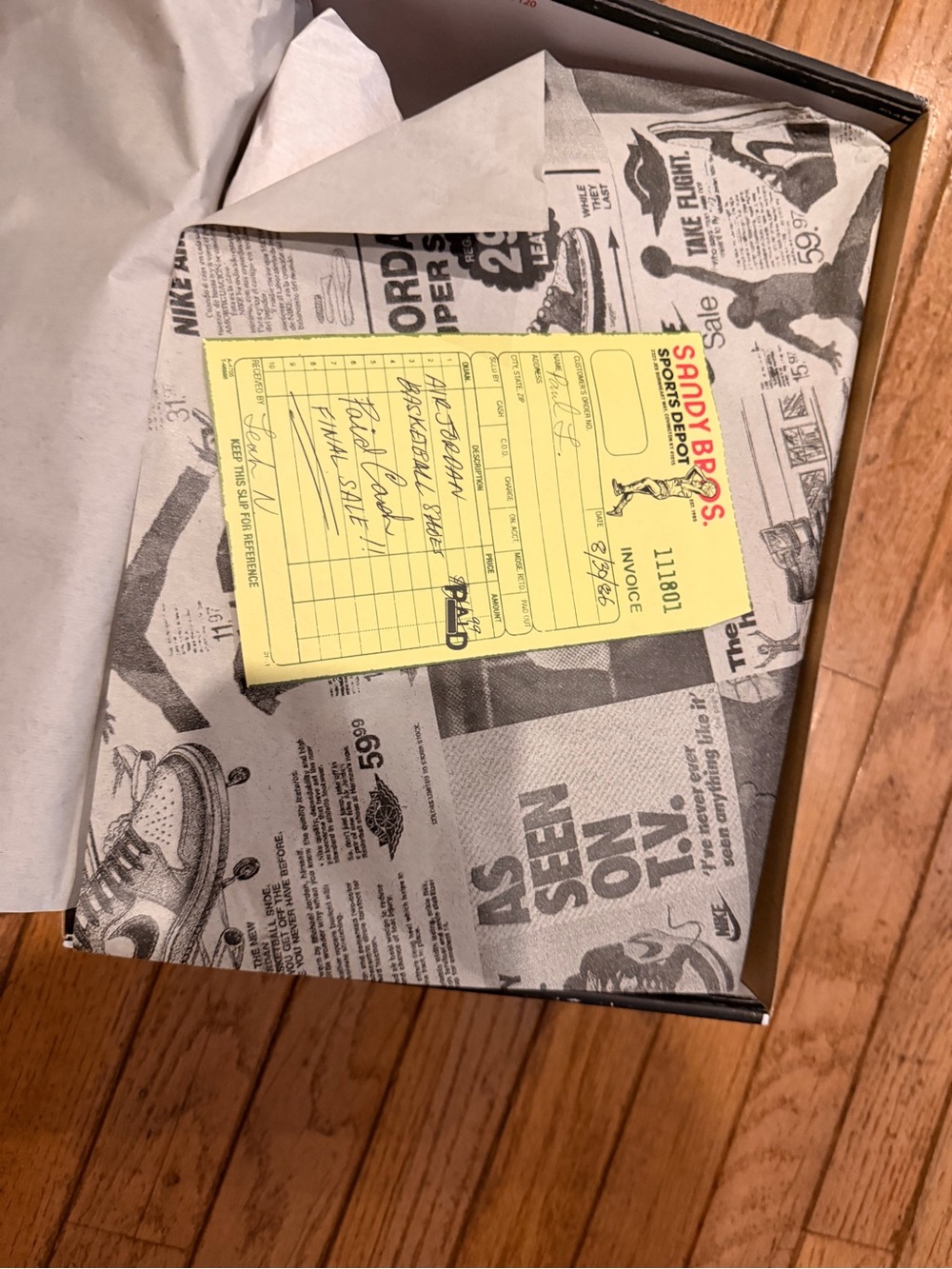 Jordan Lost and found size 10 DS - Picture 3 of 4